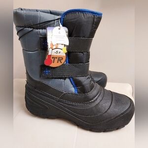 Boys Snow Winter Boots Wonder Nation Brand New/ Temperature Rated -5° /Size 4
